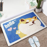Qfdian Cozy apartment aesthetic Soft Bathroom Carpet Area Rugs Mat Water Absorbent Kitchen Carpet Floor Carpets for Living Room Home Decor Entrance Doormat