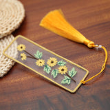 Qfdian gifts for women hot sale new Bookmarks Cross-stitch Plum Blossom Diy Embroidery Peace and Blessing Pouch Stitch for Needlework Needle Minder Organizer Craft