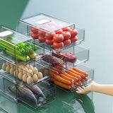 Transparent Acrylic Refrigerator Food Storage Box Compartment Fridge Fruit Vegetable Drawer Storage Bin Pantry Freezer Container