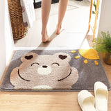 Qfdian Cozy apartment aesthetic Soft Bathroom Carpet Area Rugs Mat Water Absorbent Kitchen Carpet Floor Carpets for Living Room Home Decor Entrance Doormat