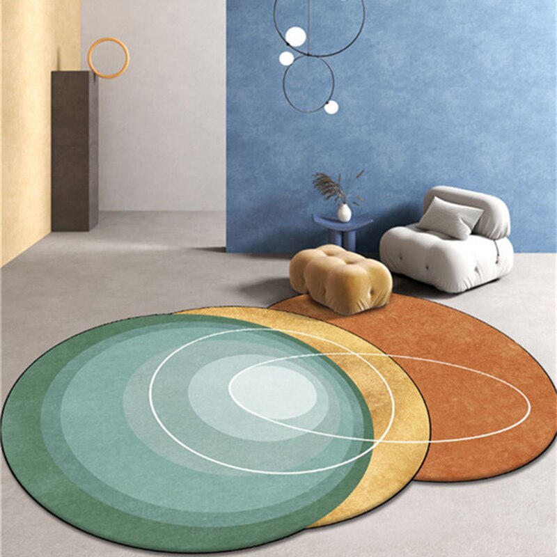 Qfdian valentines day decorations for the home Blue Modern Irregular Carpets for Living Room Large Area Rugs Big Carpet Rug Bedroom Sofa Kids Child Play Table Beside Floor Mat