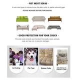 Qfdian Party decoration Sofa Seat Cover Mermaid Scales Printed Sofa Cushion Cover For Living Room Corner Sofa Slipcover Elastic Couch Cover 1-4 Seater