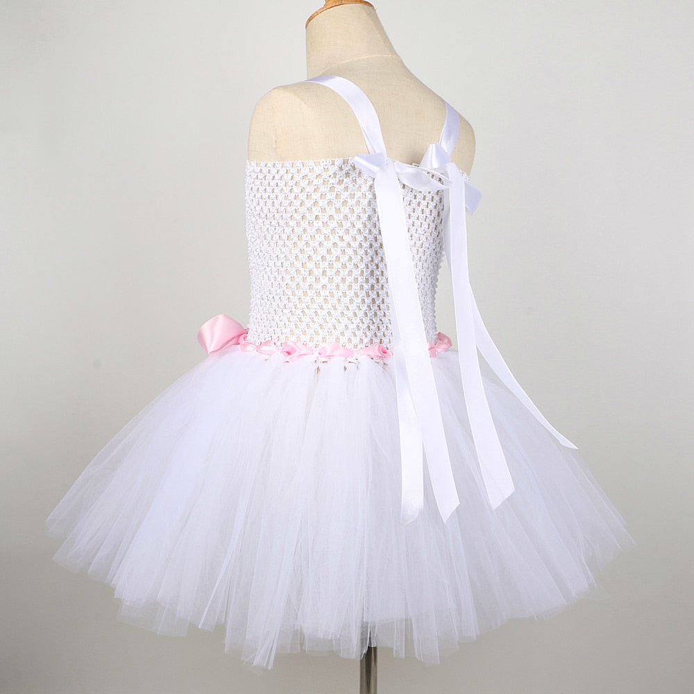 Qfdian halloween decorations halloween costumes Baby Girls Easter Bunny Tutu Dress for Kids Rabbit Cosplay Costumes Toddler Girl Birthday Party Tulle Outfit Holiday Clothes