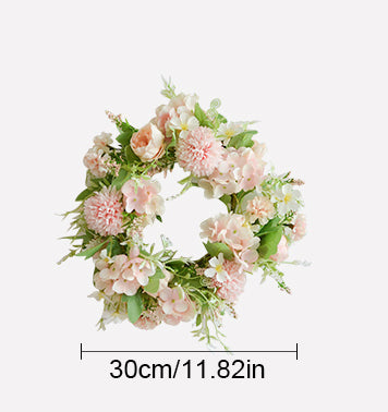 Qfdian wedding decorations hot sale new 30cm/40cm multiple styles Silk Peony Artificial Flowers Wreaths Door Perfect simulation Garland For Wedding Home Partydecoration