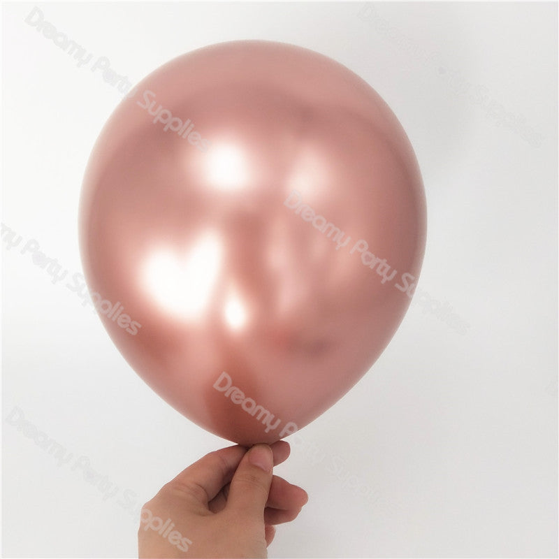 qfdian DIY Doubled Cream Peach Apricot Balloons Garland Retro Pink Ballon Kit Rose Gold Globos Wedding Birthday Baby Shower Party Decor