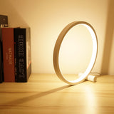 Qfdian Cozy apartment aesthetic hot sale new Modern LED Table Lamp Iron Bedside Light Desk Lamp Spiral Wave Dimmable Bedroom Night Light Home Lighting Fixture