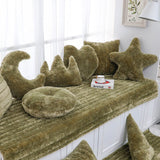 Qfdian Cozy apartment aesthetic hot sale new Fashion Fluffy Soft Plush Throw Crown Lovely Moon Pillow Cushion Home Sofa Bedroom Decor Toys Gift For Children 45x45cm