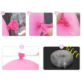 qfdian DIY Doubled Cream Peach Apricot Balloons Garland Retro Pink Ballon Kit Rose Gold Globos Wedding Birthday Baby Shower Party Decor