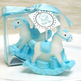 Qfdian Party decoration 30PCS Rocking Horse Candle Favors for Baby Shower Kids Birthday Gifts Baptism Keepsake Event Anniversary Favours