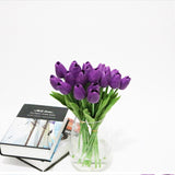 Tulip Artificial Flower Real Touch Artificial Bouquet Fake Flower Wedding Decoration Flowers Tulips For Home Decoration Tulipany