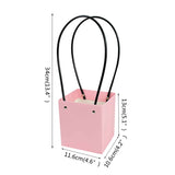 Qfdian Party decoration Kraft Paper Flower Boxes for Wedding Rose Bouquet Arrangements Handheld Gift Packaging Bag Box Diy Flower Basket Decor