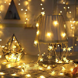 Qfdian home decor hot sale new 3M RGB Christmas Decorations for Home 1.5M Curtain String Light Flash Fairy Garland Home Festival Decor 2022 New