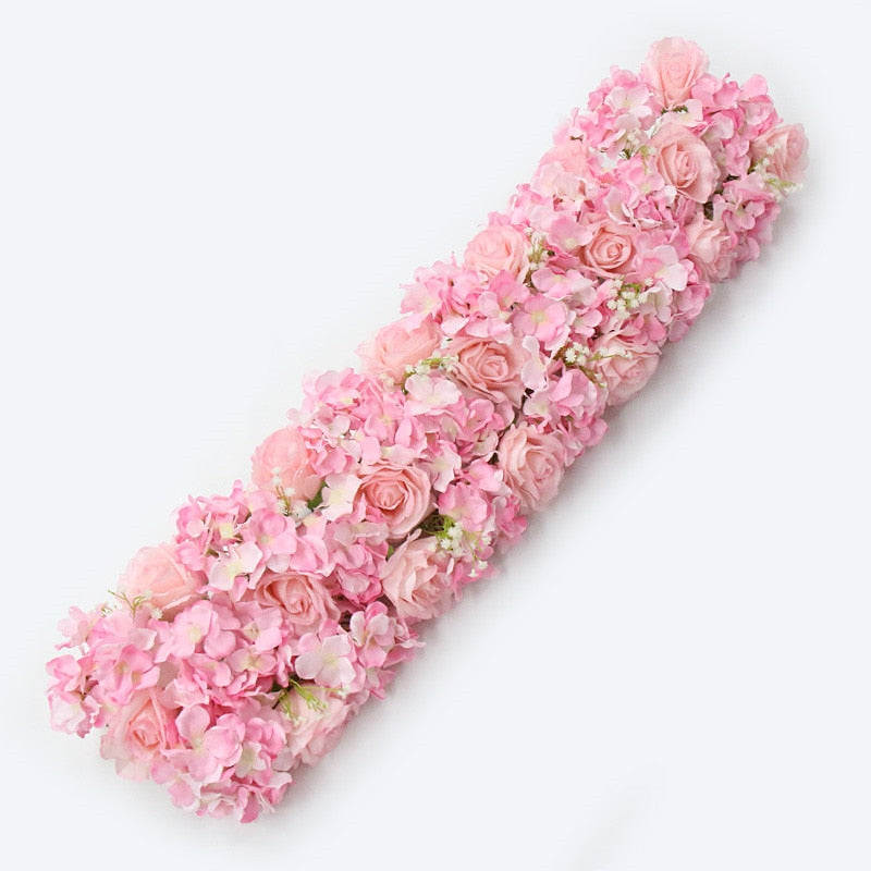 Qfdian Rose Artificial Flower Arrangement Table Centerpieces Flower Ball Wedding Arch Backdrop Decor Flower Row Party Layout