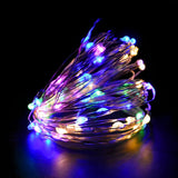 Qfdian wedding decorations 1-3M LED String Lights Warm White Fairy Lights Garland for Home Christmas Wedding Birthday Party Decoration Battery Powered Lamp