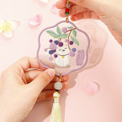 Embroidery diy Hand embroidery Cross-stitch rabbit Needlework Knitting accessorie Material package Crafts for Jewelry pendant