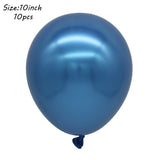 Qfdian Party gifts Party decoration hot sale new hot sale new Rose Gold Silver Chrome Metallic Balloons Birthday Party Decor Confetti Latex Balloon Wedding Decorations Baby Shower Air Globos