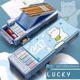 Qfdian Pencil Cases Case Material Escolar Unicorn Kawaii Estuche Stationery School Supplies Trousse Scolaire Cute Multifunction Pen Box