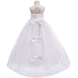 Qfdian Party gifts Elegant Christmas Princess summer Dress 6-14 Years Kids Dresses For Girls New Year Party Costume Communion Children Clothes