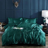 Qfdian Luxury Soft Bedding Set Home Textile Solid Color Bedroom Decor Duvet Cover Bed Sheet Bedding Covers Set Full King Size 4pcs