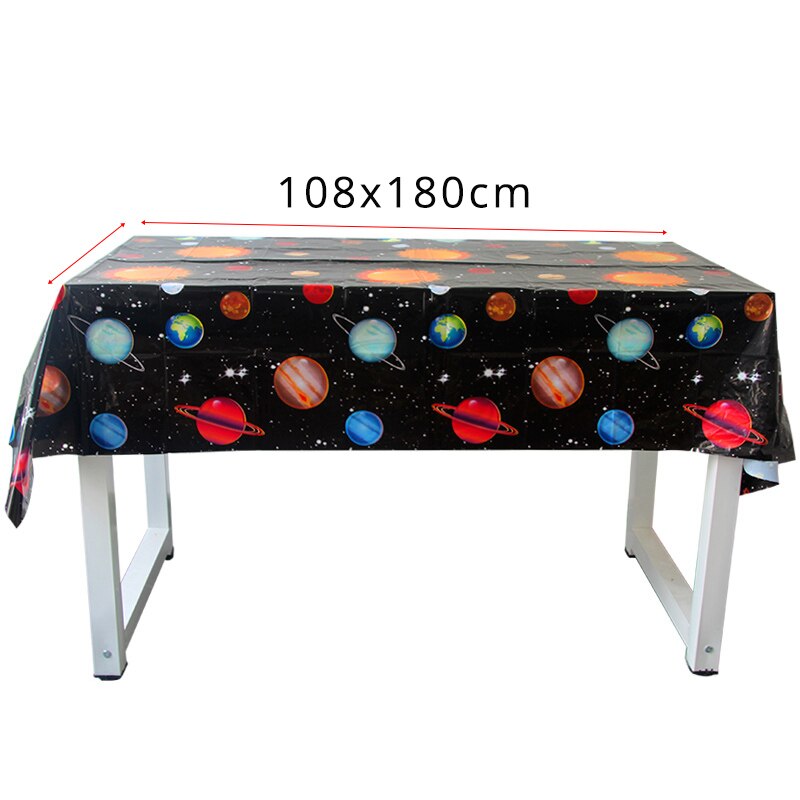 Qfdian home decor hot sale new Outer Space Party LED Lights Astronaut Rocket Mars Spaceship String Light Galaxy Solar System Party Boy First Birthday Supplies