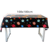 Qfdian home decor hot sale new Outer Space Party LED Lights Astronaut Rocket Mars Spaceship String Light Galaxy Solar System Party Boy First Birthday Supplies