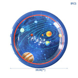 Qfdian home decor hot sale new Outer Space Party LED Lights Astronaut Rocket Mars Spaceship String Light Galaxy Solar System Party Boy First Birthday Supplies