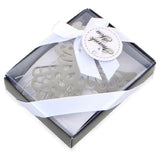 Qfdian wedding decorations for reception 20pcs Silver Angel Bookmark for Baptism Baby Shower Souvenirs Party Christening Giveaway Gift Wedding Gifts for guest gift box