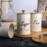 Qfdian home decor hot sale new New Storage Tanks Steel Kitchen Utensils Multifunction Color Tea Coffee Sugar Square Box Case Househould Quality Beautiful