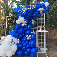 Qfdian wedding decorations hot sale new 127Pcs Navy Blue Balloons Garland Klein Blue Balloon Arch Bachelorette Anniversary Engagement Party Backdrop Wedding Decorations