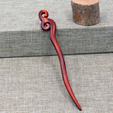 Qfdian gifts for women hot sale new HANFU Traditional Hair Sticks Chinese Hair Clips Hairpins Carved Wooden Hair Fork Vintage Chop Stick Headwear For Women Jewelry