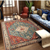 Qfdian home decor hot sale new High Quality Turkey Big Carpets for Living Room Home Non-slip Waterproof Geometric Large Area Rugs for Bedroom Parlor Floor Mat