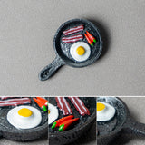 Qfdian home decor hot sale new 3D creative simulation food cute refrigerator paste magnetic paste photo magnetic fridge magnets room decoration collection gift