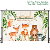 Staraise Woodland Animal Jungle Forest DIY Party Decor Woodland Birthday Party Baby Shower Decor Kids Birthday Party Supplies