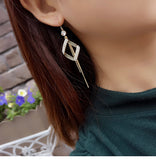 Qfdian valentines day gifts for her 2022 new fashion jewelry luxury earrings statement tassel drop big gold earrings for women valentines day gift The banquet