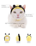 Qfdian Pet Outfits Animal Decorate Pet Cat Hat Multi Sizes Designer Soft Cotton Dogs Accessories Head Wear Adjustable Lovely Winter Kitten Caps