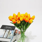Tulip Artificial Flower Real Touch Artificial Bouquet Fake Flower Wedding Decoration Flowers Tulips For Home Decoration Tulipany