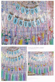 Party Backdrop laser Curtains Glitter Gold Tinsel Fringe Foil Curtain Birthday Wedding Decoration Adult Anniversar