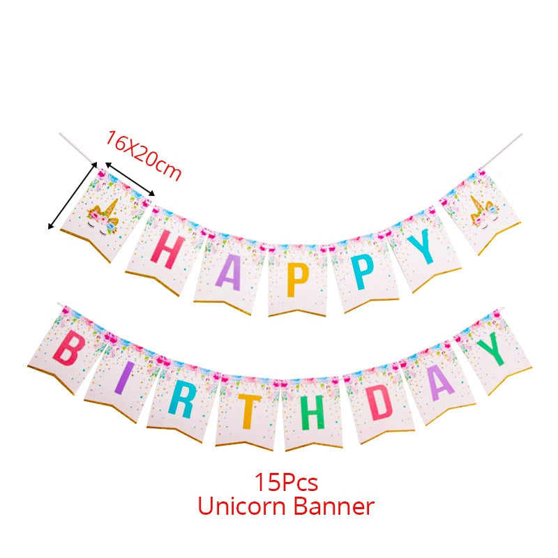 Unicorn Party Supplies Paper Popcorn Box Cookie Gift Box Bag Kids Unicorn Theme Birthday Party Decoration Baby Shower Supplies