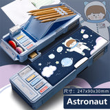 Qfdian Pencil Cases Case Material Escolar Unicorn Kawaii Estuche Stationery School Supplies Trousse Scolaire Cute Multifunction Pen Box