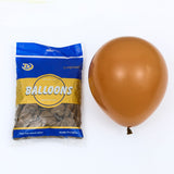 Qfdian Party decoration hot sale new 30/50 5/10inch Coffee Brown Khaki Skin Color Animal Pattern Balloon Jungle Party Balloon Decoration Birthday Party Supplies