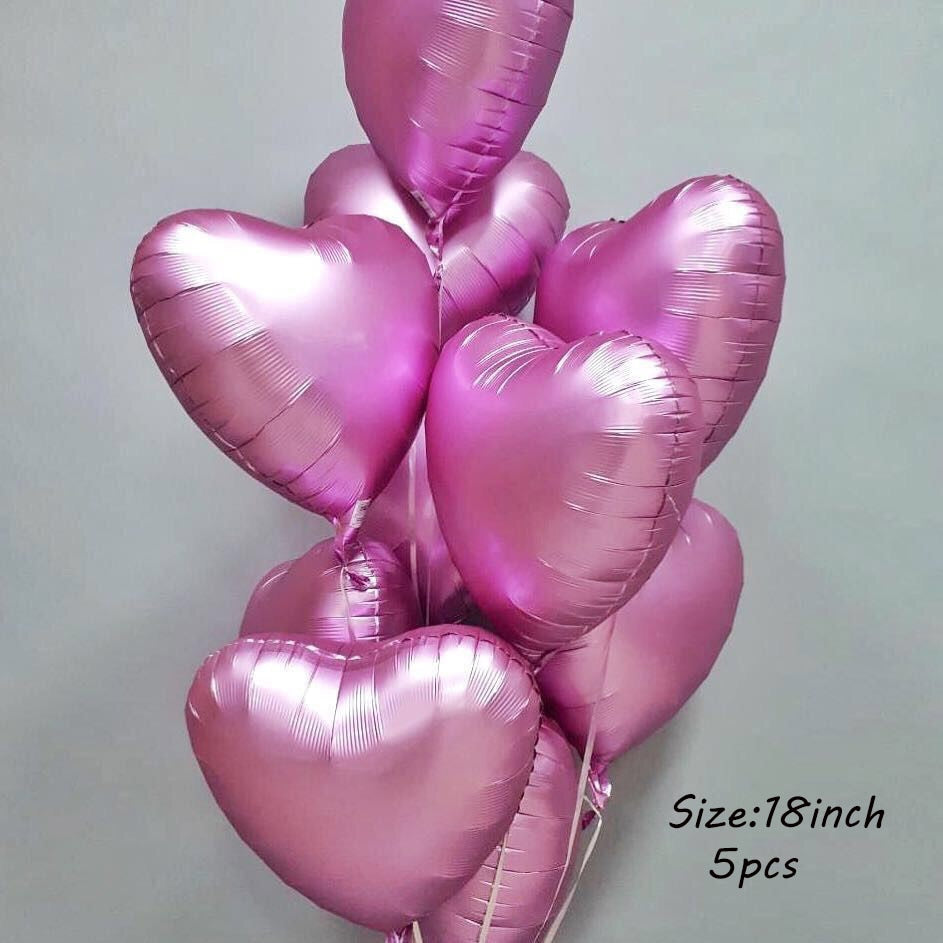 Qfdian Party decoration hot sale new Rose Gold Happy Birthday Party Decor Balloons Chrome Air Helium Balloon Baby Shower 18 25 30th Birthday Anniversary Decorations