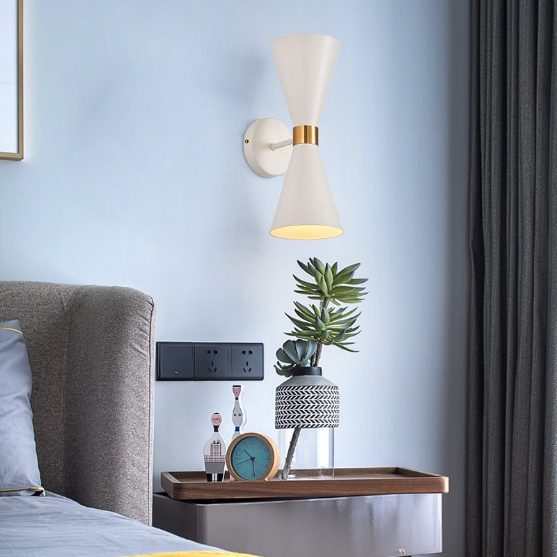 Qfdian home decor hot sale new Nordic Simplicity LED E27 Pendant Light Modern Macaron Hanging Lights Home Improvement Iron and Wood Decoration Pendant Lamp