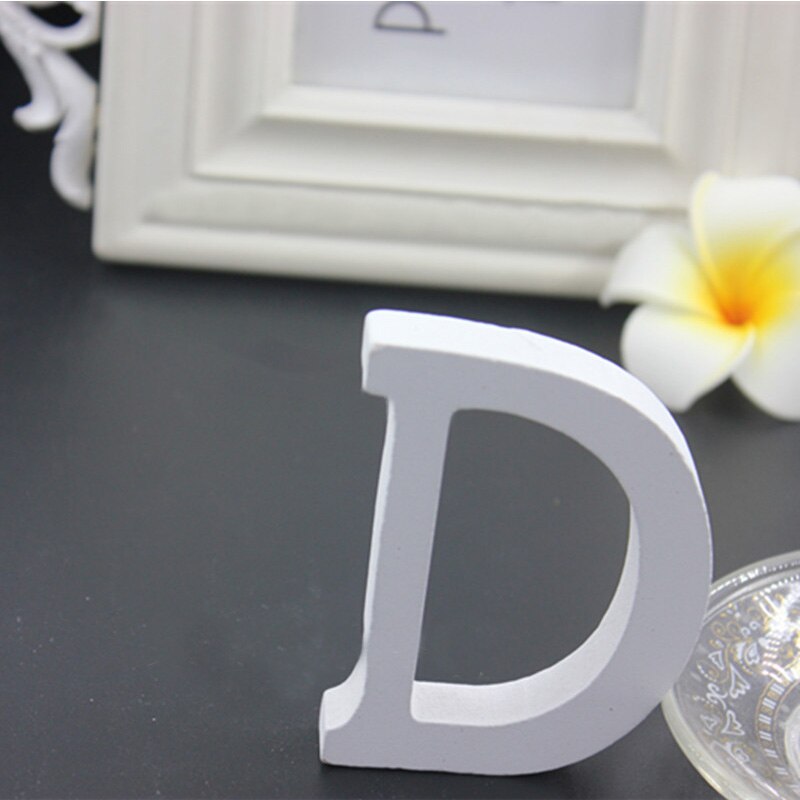 Qfdian Party decoration hot sale new 1pcs White Wooden LOVE Wedding Sign Romantic Wedding Decoration DIY Marriage LOVE Letters Photography Props