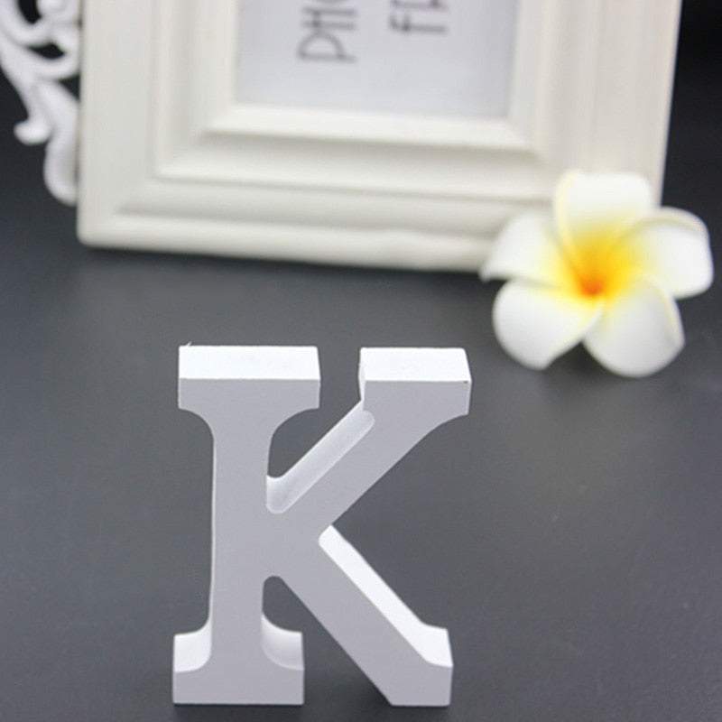 Qfdian Party decoration hot sale new 1pcs White Wooden LOVE Wedding Sign Romantic Wedding Decoration DIY Marriage LOVE Letters Photography Props