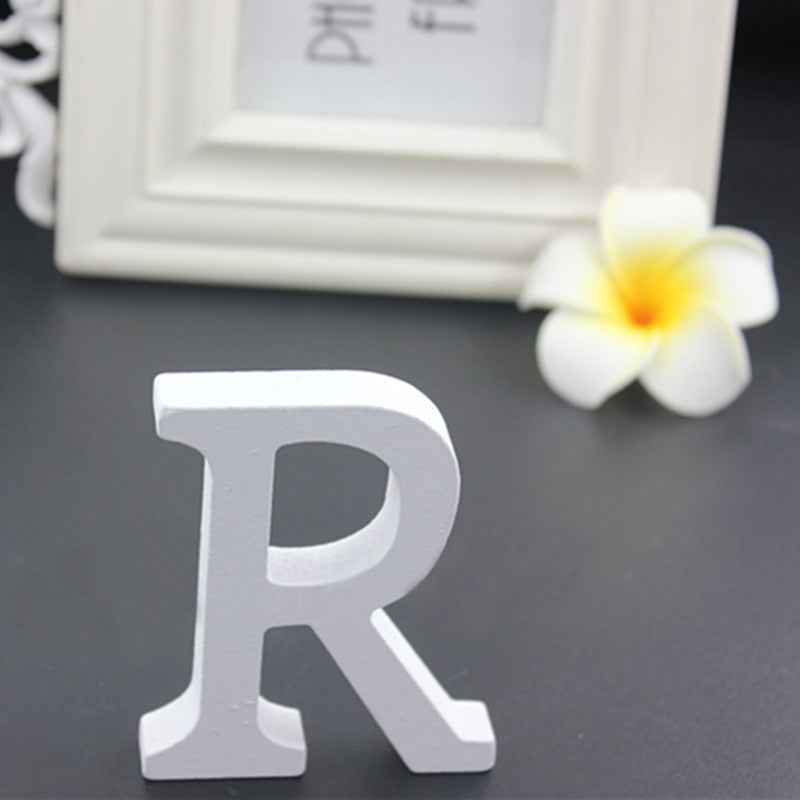 Qfdian Party decoration hot sale new 1pcs White Wooden LOVE Wedding Sign Romantic Wedding Decoration DIY Marriage LOVE Letters Photography Props