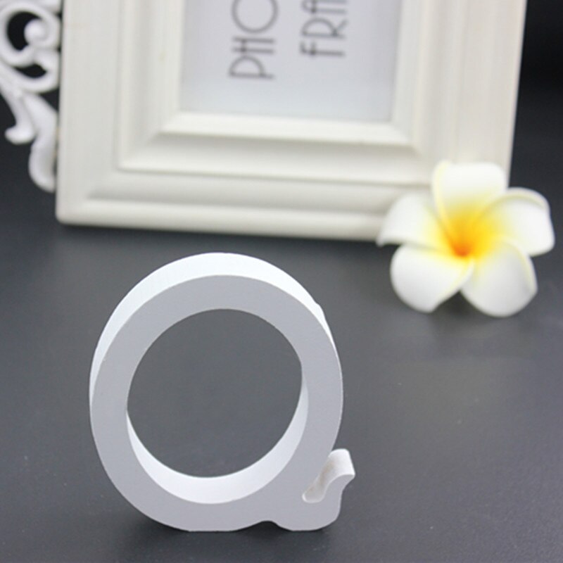 Qfdian Party decoration hot sale new 1pcs White Wooden LOVE Wedding Sign Romantic Wedding Decoration DIY Marriage LOVE Letters Photography Props