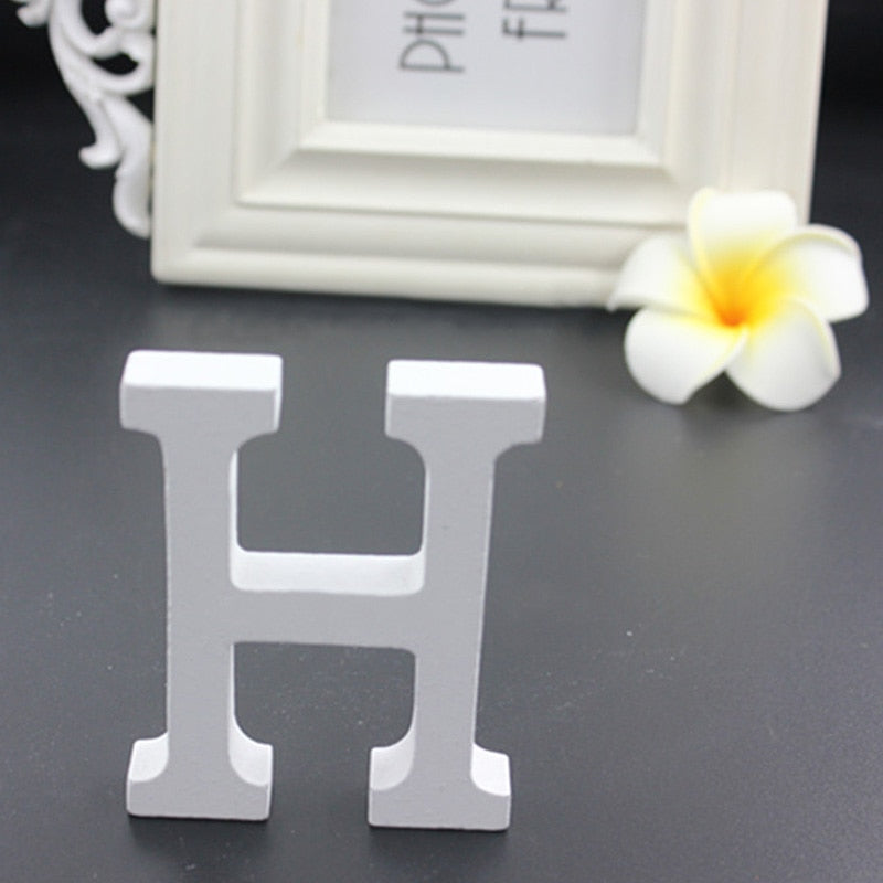 Qfdian Party decoration hot sale new 1pcs White Wooden LOVE Wedding Sign Romantic Wedding Decoration DIY Marriage LOVE Letters Photography Props