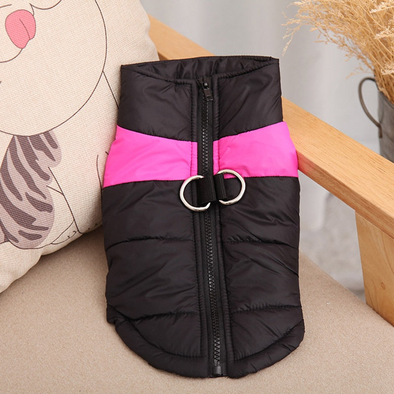 Qfdian Pet Outfits Big Dog Clothes Winter Warm Pet Vest Jacket Waterproof Dog Coat Clothes For Large Dog Bulldog Golden Retriever Labrador Clothing