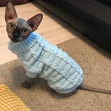 Qfdian Pet Outfits Leisure Pet Cat Sweater Winter Warm Cotton Cat Clothes for Small Cats Kitten Coat Jacket Kitty Knitted Sweaters Pet Dog Clothing