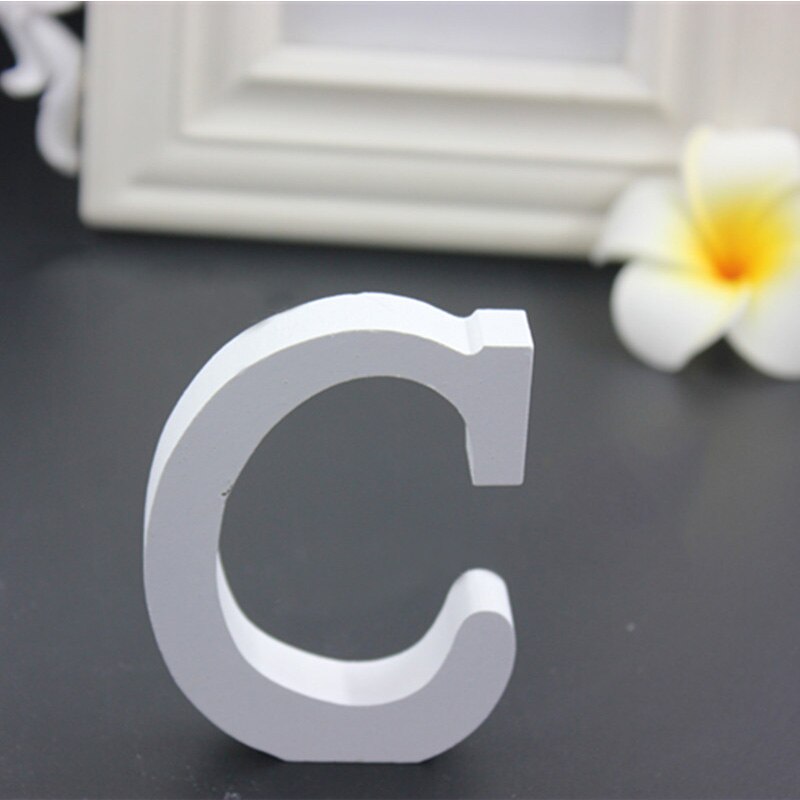 Qfdian Party decoration hot sale new 1pcs White Wooden LOVE Wedding Sign Romantic Wedding Decoration DIY Marriage LOVE Letters Photography Props